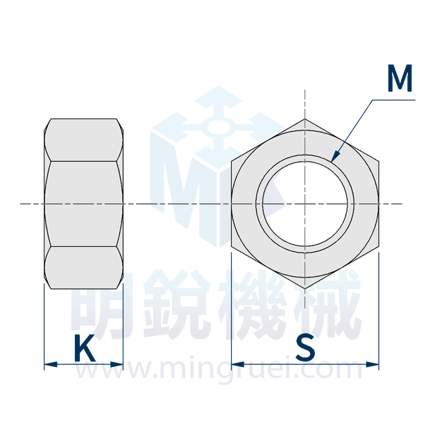 六角螺帽 2